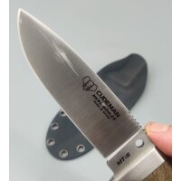 Cudeman MT-5 N695 Stahl Canvas Micarta + Zubehör B-WARE