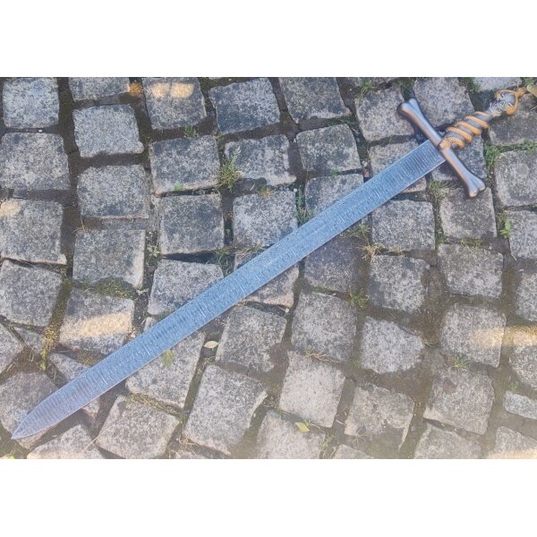 Fantasy Schwert Dekoartikel Replica mit Damastklinge stumpf