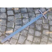 Fantasy Schwert Dekoartikel Replica mit Damastklinge stumpf