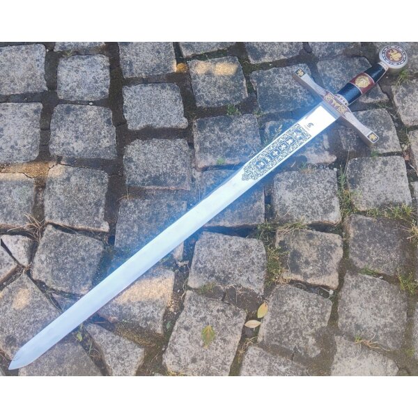 Schwert Dekoartikel Replica von Excalibur-Schwert stumpf