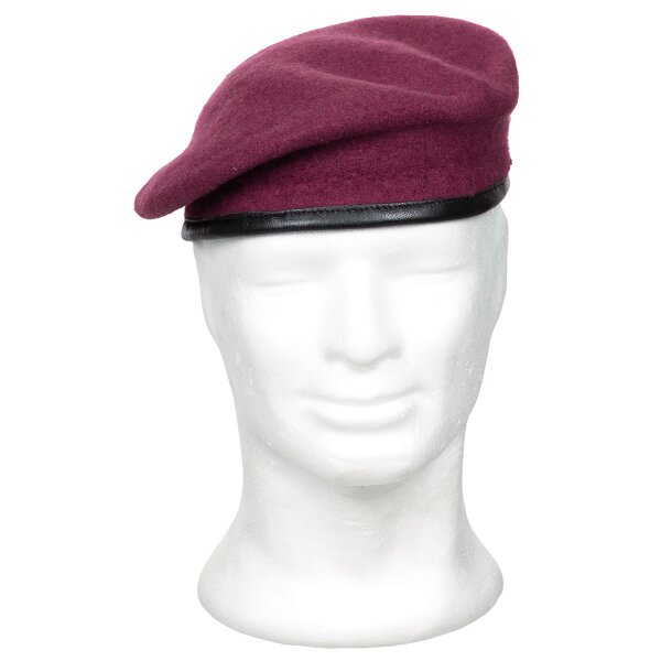 MFH Französisches Commando Barett bordeaux Größe 61