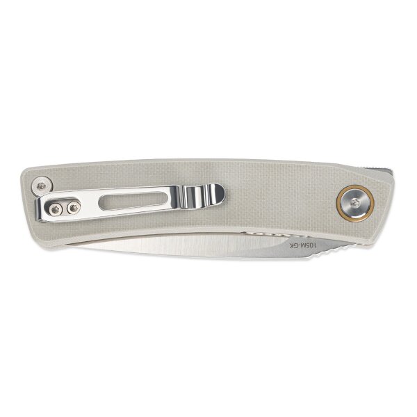 SRM Knives Air 105M-GK 14C28N Stahl G10 Griff grau