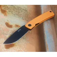 SRM Knives Air 105M-GJ 14C28N Stahl schwarz  G10 Griff...