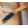 SRM Knives Air 105M-GJ 14C28N Stahl schwarz  G10 Griff orange
