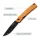 SRM Knives Air 105M-GJ 14C28N Stahl schwarz  G10 Griff orange