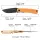 SRM Knives Air 105M-GJ 14C28N Stahl schwarz  G10 Griff orange