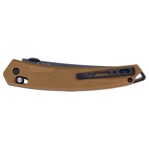 SRM Knives 9211-GW 8Cr13MoV Ambi Lock braun tan