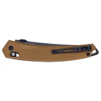 SRM Knives 9211-GW 8Cr13MoV Ambi Lock braun tan
