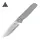 SRM Knives 258L-GK2 Terrier Ambi Lock Folder 140Cr Stahl G10 grau