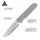 SRM Knives 258L-GK2 Terrier Ambi Lock Folder 140Cr Stahl G10 grau