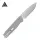 SRM Knives 258L-GK2 Terrier Ambi Lock Folder 140Cr Stahl G10 grau