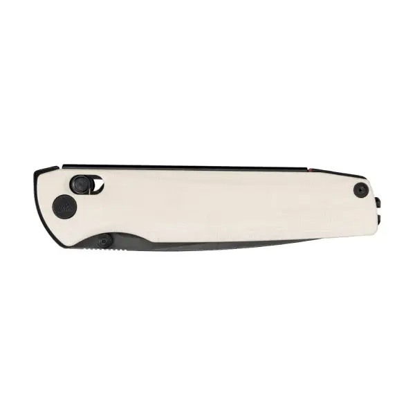 SRM Knives 258L-GT2 Terrier Ambi Lock Folder 140Cr Stahl G10 schwarz weiß