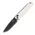 SRM Knives 258L-GT2 Terrier Ambi Lock Folder 140Cr Stahl G10 schwarz weiß