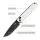 SRM Knives 258L-GT2 Terrier Ambi Lock Folder 140Cr Stahl G10 schwarz weiß