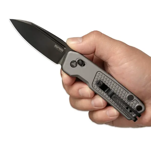 SRM Scout 7229-AK 14C28N Stahl Aluminium Griff grau