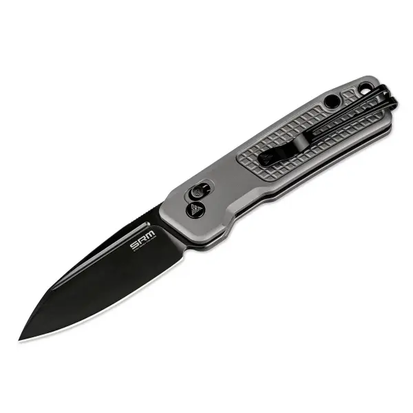 SRM Scout 7229-AK 14C28N Stahl Aluminium Griff grau