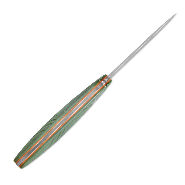 SRM Knives Fossa 605T-GP Jagdmesser Skinner 14C28N Stahl G10 Griff PVC-Scheide