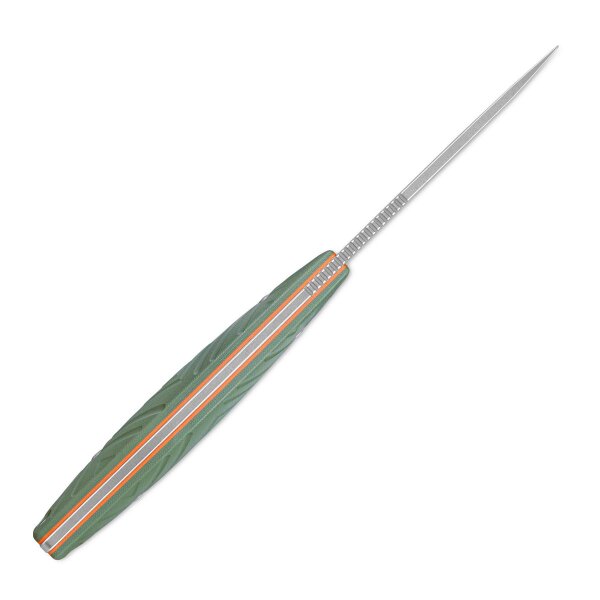 SRM Knives Fossa 605T-GP Jagdmesser Skinner 14C28N Stahl G10 Griff PVC-Scheide