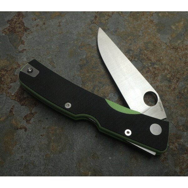 Manly Peak D2 Messer G10 Toxic Green