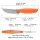 SRM Knives Fossa 605T-GJ Jagdmesser Skinner 14C28N Stahl G10 Griff PVC-Scheide
