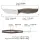 SRM Knives Fossa 605T-MW Jagdmesser Skinner 14C28N Stahl tan Micarta Griff PVC-Scheide