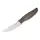 SRM Knives Fossa 605T-MW Jagdmesser Skinner 14C28N Stahl tan Micarta Griff PVC-Scheide