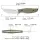 SRM Knives Fossa 605T-MP Jagdmesser Skinner 14C28N Stahl green Micarta Griff PVC-Scheide