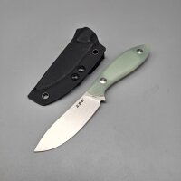 Sanrenmu S643-GC Messer 14C28N Stahl G10 Griff Jade