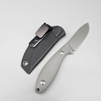 Sanrenmu S643-GK Messer 14C28N Stahl G10 Griff grau