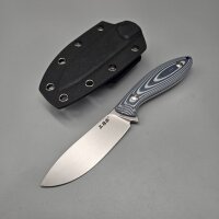Sanrenmu S643P-GE Messer 14C28N Stahl G10 Griff blau...