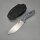 Sanrenmu S643P-GE Messer 14C28N Stahl G10 Griff blau weiß