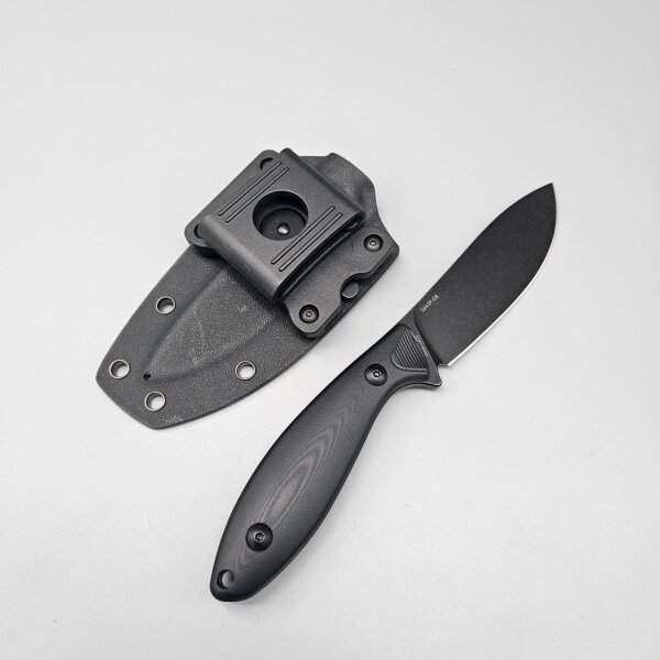 Sanrenmu S643P-GB Messer 14C28N Stahl G10 Griff schwarz