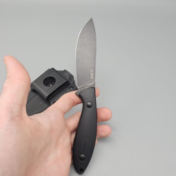 Sanrenmu S643P-GB Messer 14C28N Stahl G10 Griff schwarz