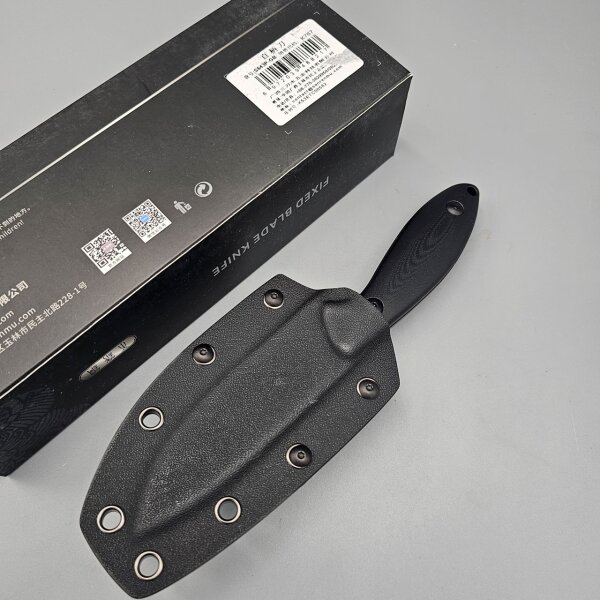 Sanrenmu S643P-GB Messer 14C28N Stahl G10 Griff schwarz