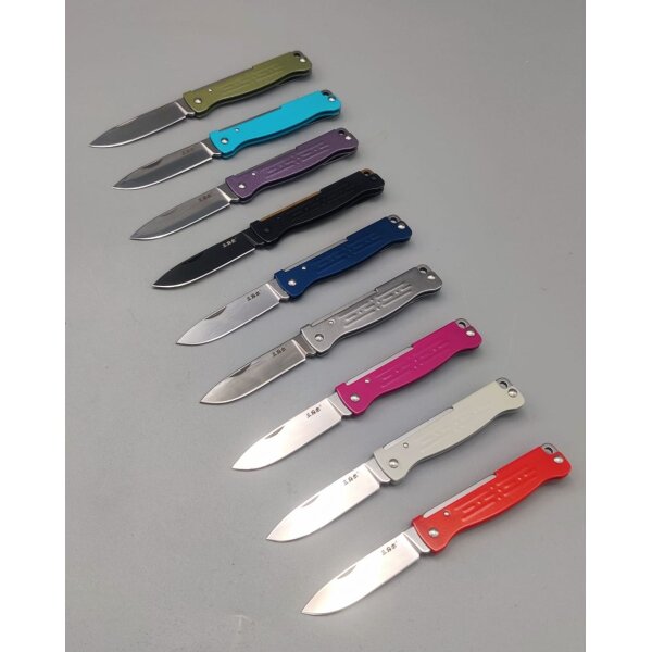 Sanrenmu Mini Messer PT611 Buddy Slipjoint 12C27 Stahl