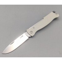 Sanrenmu Mini Messer PT611 Buddy Slipjoint 12C27 Stahl...