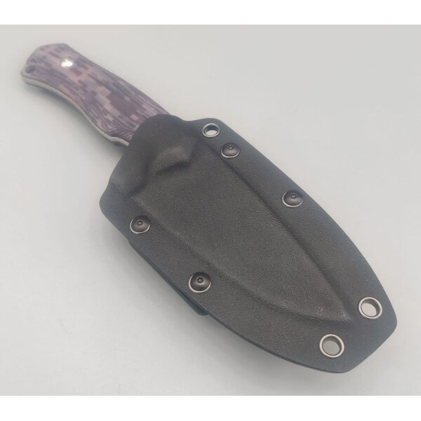 SanRenmu S725PB-3 Fahrtenmesser Messer 14C28N Stahl G10 Blau-Grau