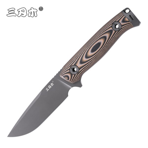 SanRenmu Messer S795B-GX Fahrtenmesser VG10 Stahl G10 Griff Multicolor