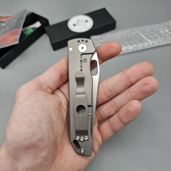 Bastard Knives x Jürgen Schanz Krush Limited Edition Titan Folder mit 3V Stahl und Klinge von J.Schanz