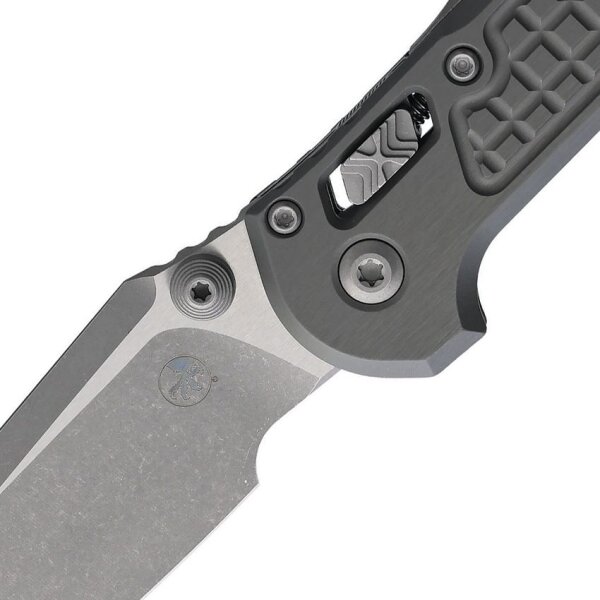 Microtech L.U.D.T. T/E Ram-Lok AP GRY Messer M390MK Stahl Black Frag Pattern
