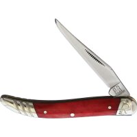 Rough Ryder Baby Toothpick Red Smooth Slipjoint Knochengriff