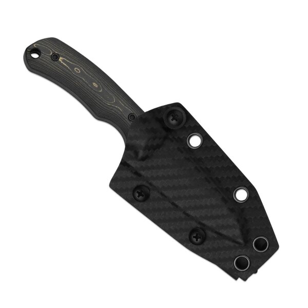 Kizer Field Mouse Outdoormesser CPM 3V Stahl Fat Carbon Griff Kydexscheide