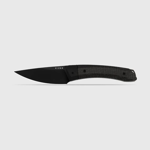 Kizer Momo Fix 3 Outdoormesser AEB-L Stahl Micarta G10 Griff Kydexscheide