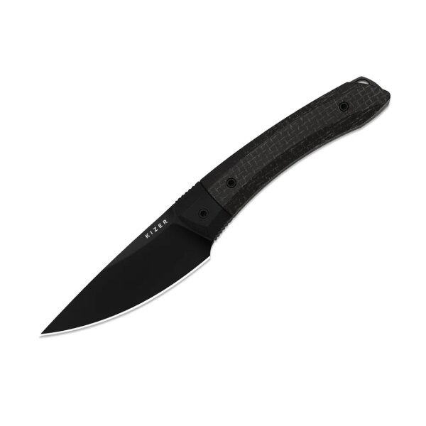 Kizer Momo Fix 3 Outdoormesser AEB-L Stahl Micarta G10 Griff Kydexscheide