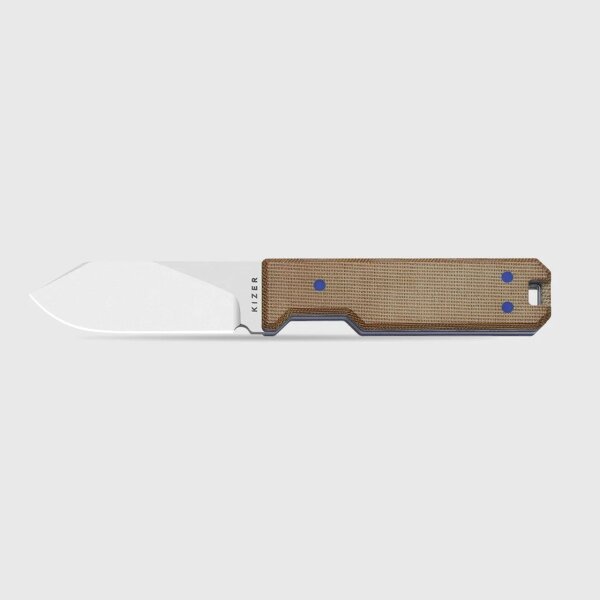 Kizer Abrams Outdoormesser 14C28N Stahl Norplex UltreX Micarta