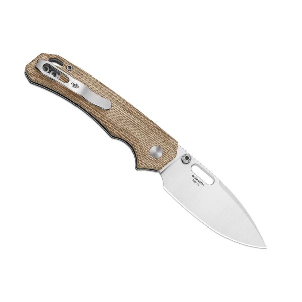 Kizer Outposter Button Lock Taschenmesser Nitro-V Stahl Norplex UltreX Micarta