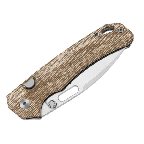 Kizer Outposter Button Lock Taschenmesser Nitro-V Stahl Norplex UltreX Micarta