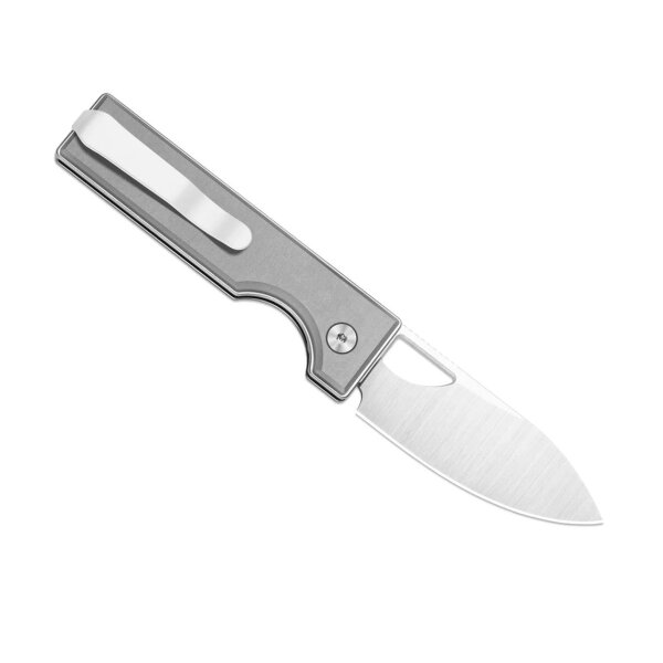 Kizer Little Ringbo Button Lock Taschenmesser AEB-L Stahl Aluminiumgriff