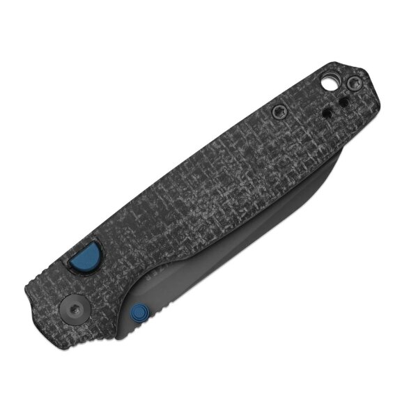 Kizer Pokiman BLL Button Linerlock Folder AEB-L Stahl Micarta Black