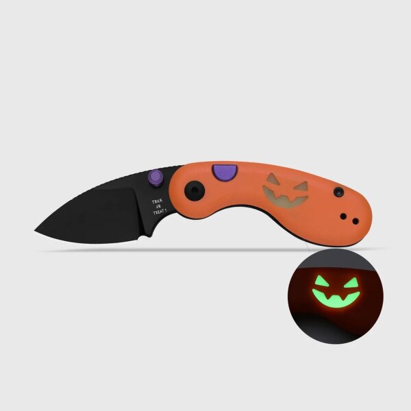 Kizer Microbe 14C28N Stahl Dual Color G10 GID Halloween Special